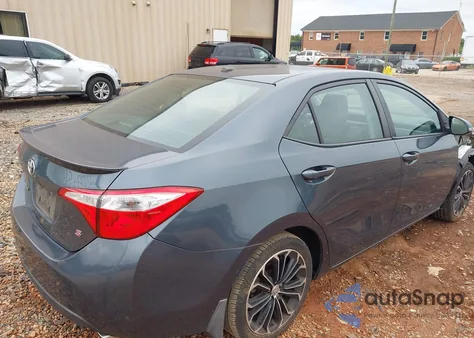 2015 Toyota Corolla S Plus z USA, uszkodzony, nr VIN 2T1BURHE2FC396724